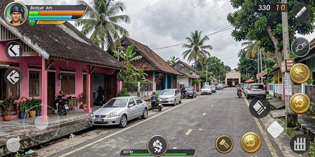 Fitur sosial yang memungkinkan interaksi antar pemain.