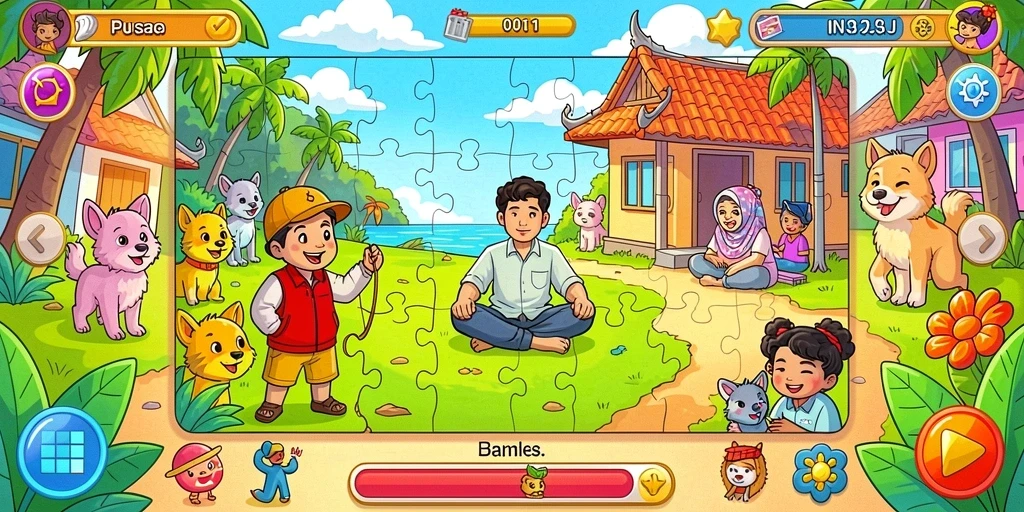 Grafis yang memukau dan efek suara yang mengesankan.