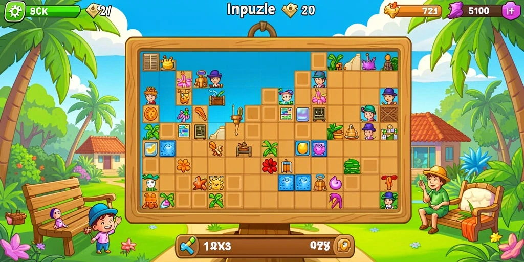 Screenshot memperlihatkan sistem reward yang menarik.